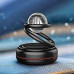 Double Ring Solar Car Perfume with Boll